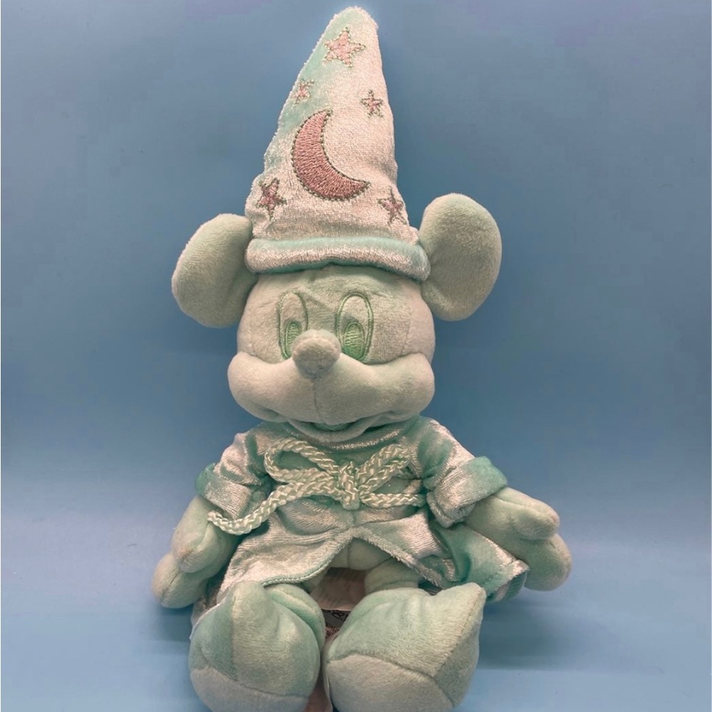 Teal sorcerer mickey paint plush